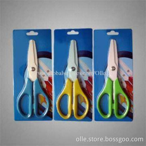 Ceramic Kitchen Scissors with Black and White Ceramic Blade